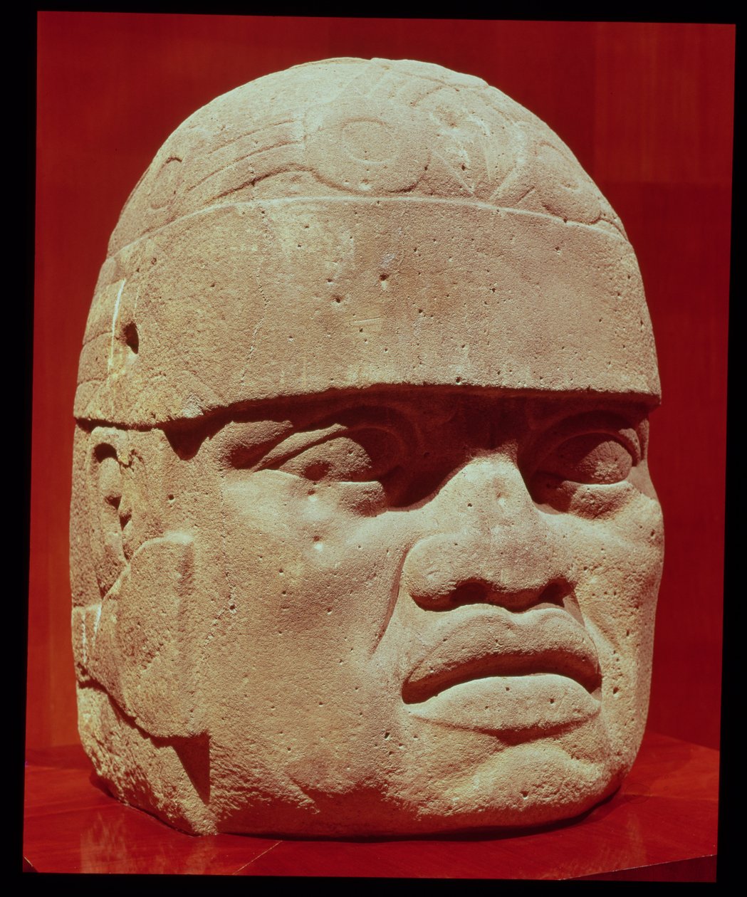 Kolosální hlava, Olmecu od Pre Columbian