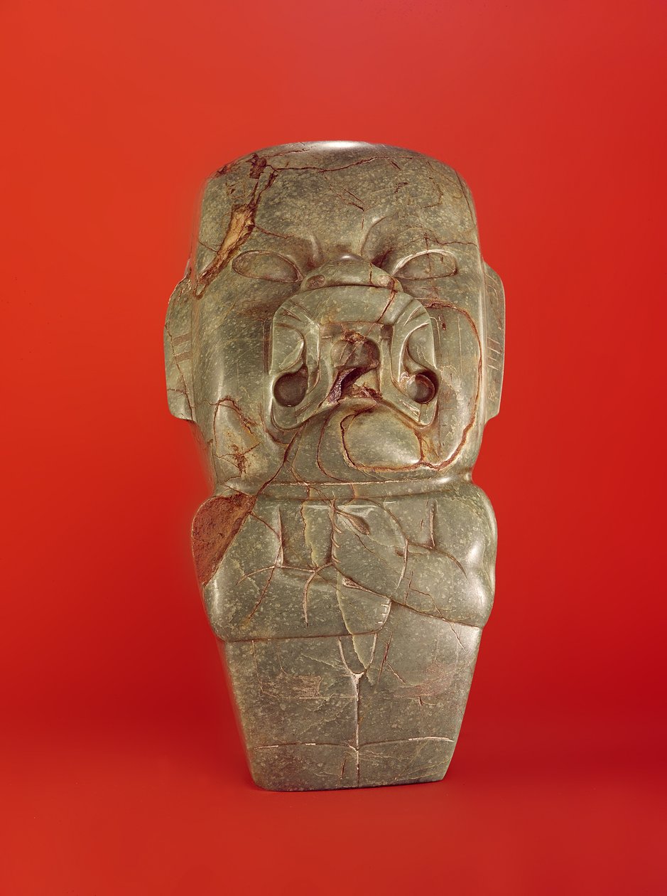Kunz Axe, Olmec, možná z Oaxaca, Mexiko (nefrit) od Pre Columbian