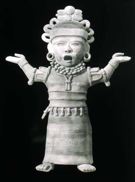 Bohyně Cihuateteo, původem z El Tajinu od Pre Columbian Pre Columbian