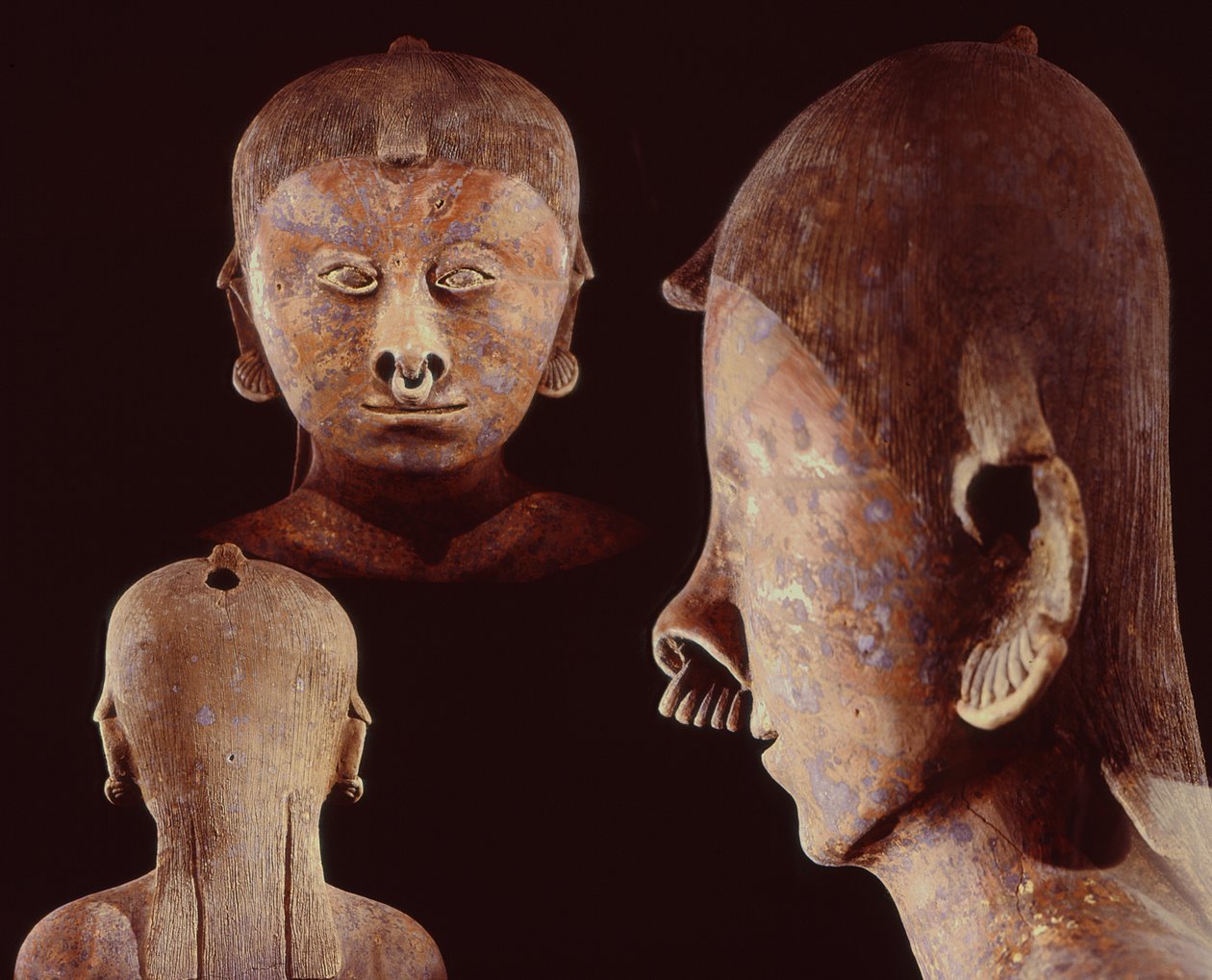 Podrobnosti o sedící postavě, Chinasco Culture, (keramika) od Pre Columbian Pre Columbian