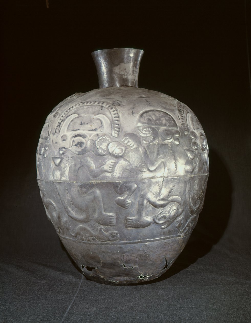 Velká sklenice, styl Chimu (stříbrná) od Pre Columbian Pre Columbian