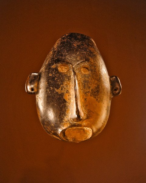 Maska, kultura Colima (keramická) od Pre Columbian Pre Columbian