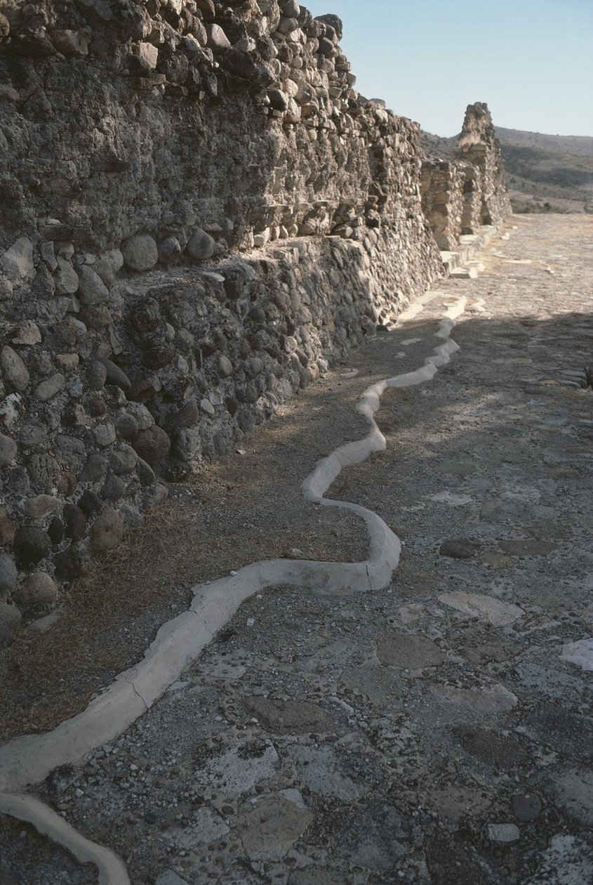 Zbytky městských hradeb, pozdní poklasické období od Pre Columbian