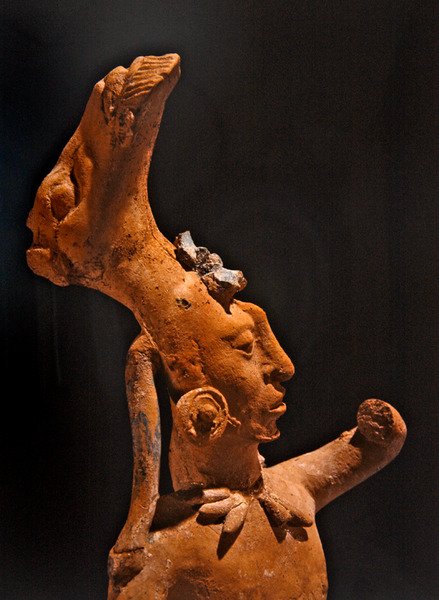 Detail hráče míče, Jaina Culture (keramika) od Pre Columbian Pre Columbian