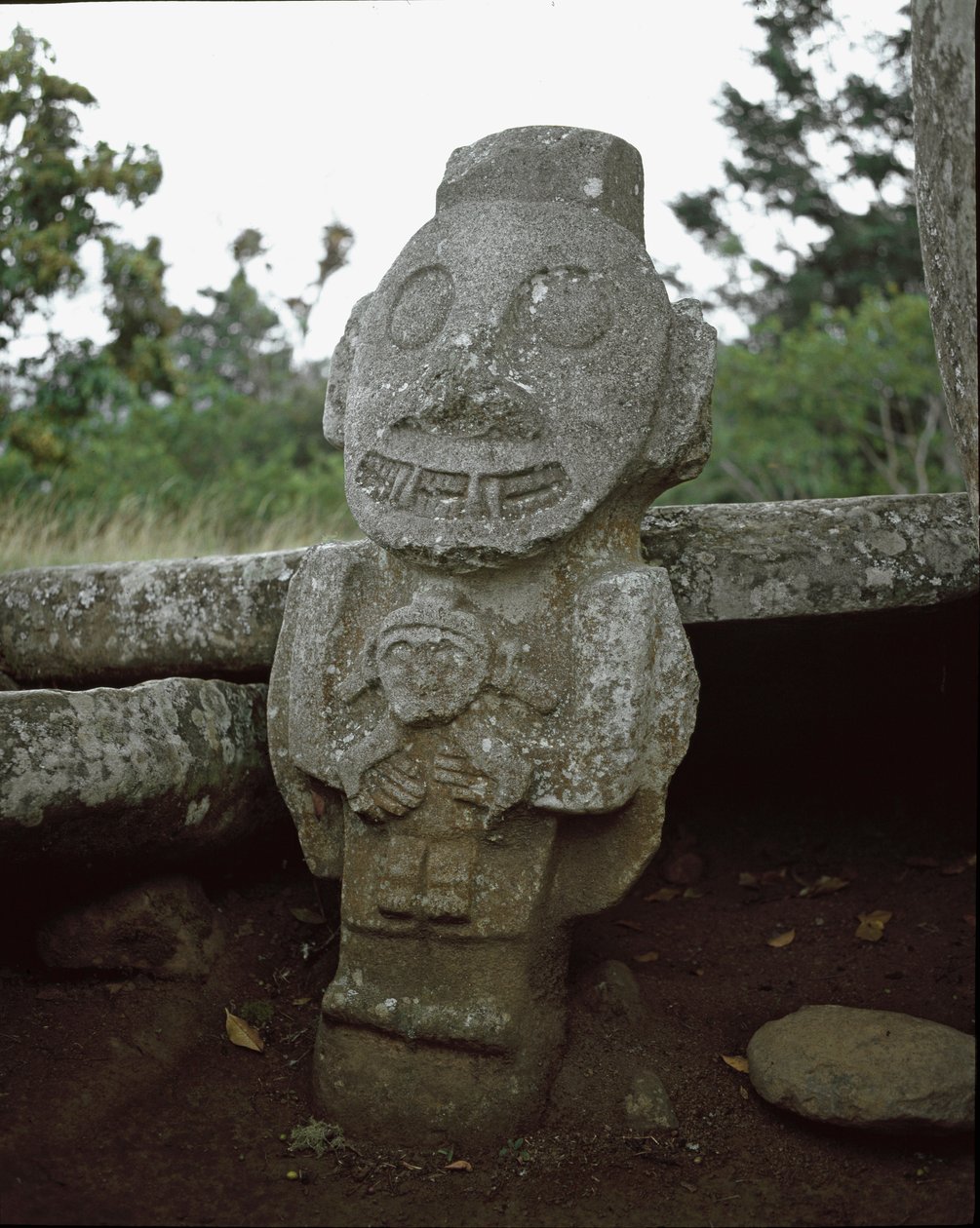 Megalitická socha bohyně plodnosti od Pre Columbian Pre Columbian
