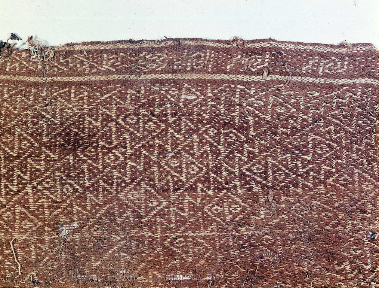 Předkolumbovská tkanina, al. J. Anquetil157: obličej157 bis: klopa od Pre Columbian Pre Columbian