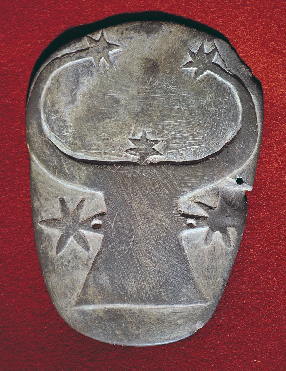 Paleta s býčí hlavou (břidlice) od Predynastic Period Egyptian