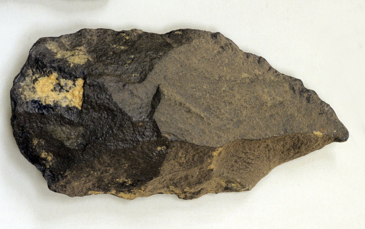 Acheuleovská ruční sekera, cca 200 000 př. n. l. (pazourek) od Prehistoric