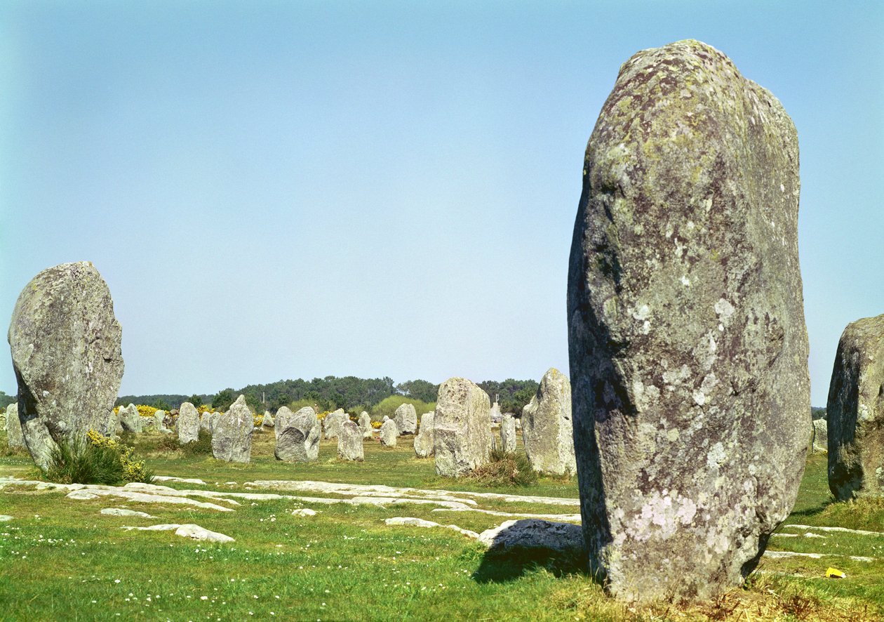 Zarovnání stojících kamenů, doba megalitická, 4.-3. tisíciletí před naším letopočtem od Prehistoric