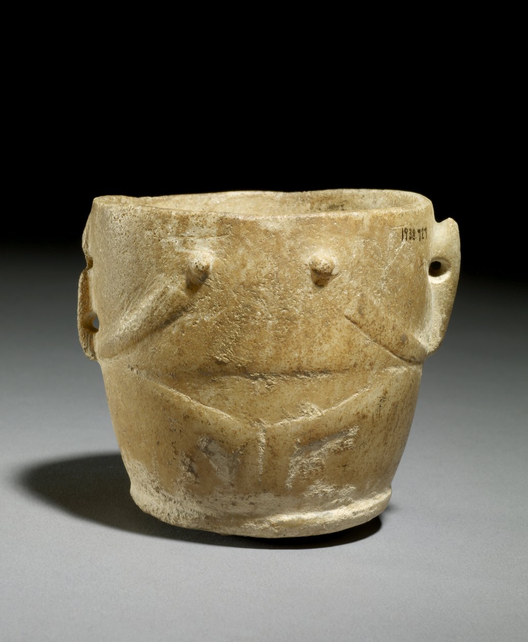 Antropomorfní kádinka, raná kykladská, cca 2500 př. n. l. (hliněná keramika) od Prehistoric