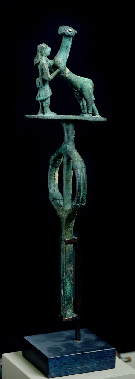 Průvodce otěže z vozu, z Bogazkoy, Turecko, 4000-3000 př.nl (bronz) od Prehistoric