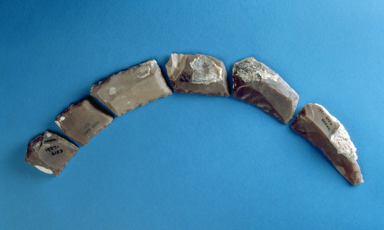 Srpové čepele z Izraele, pozdní bronz až starší doba železná (pazourek) od Prehistoric