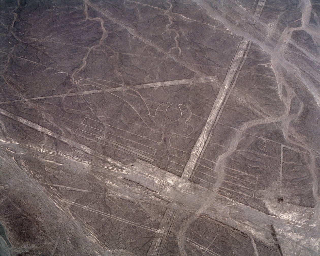 Letecký pohled na Nazca Lines (fotografie od Prehistoric Prehistoric