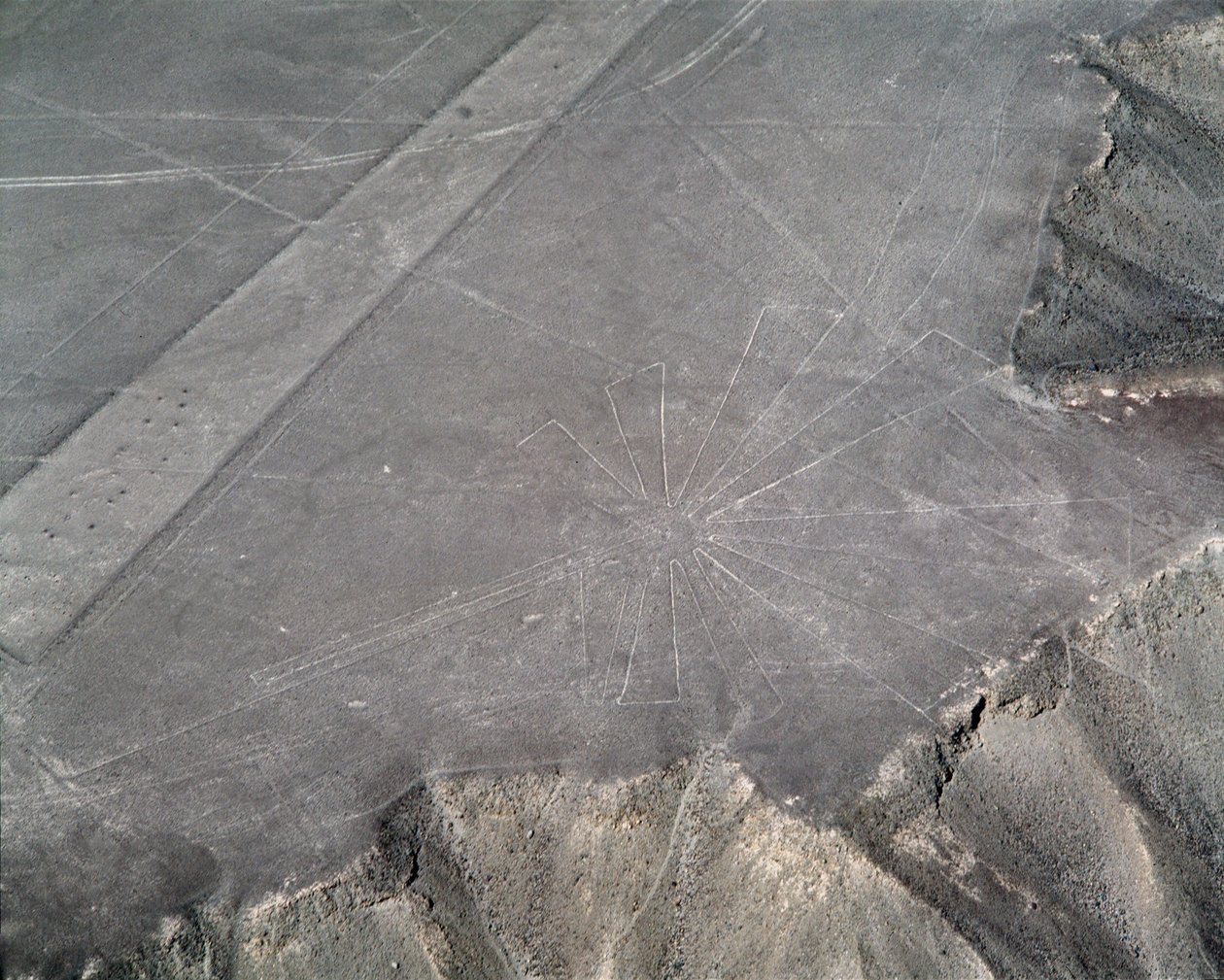 Letecký pohled na Nazca Lines (fotografie od Prehistoric Prehistoric
