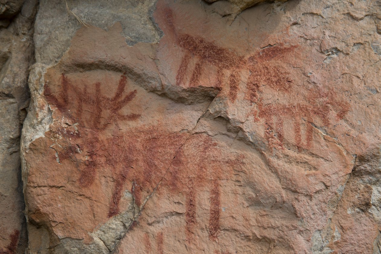 Jeskynní malba, Salmon-Challis National Forest (foto) od Prehistoric Prehistoric