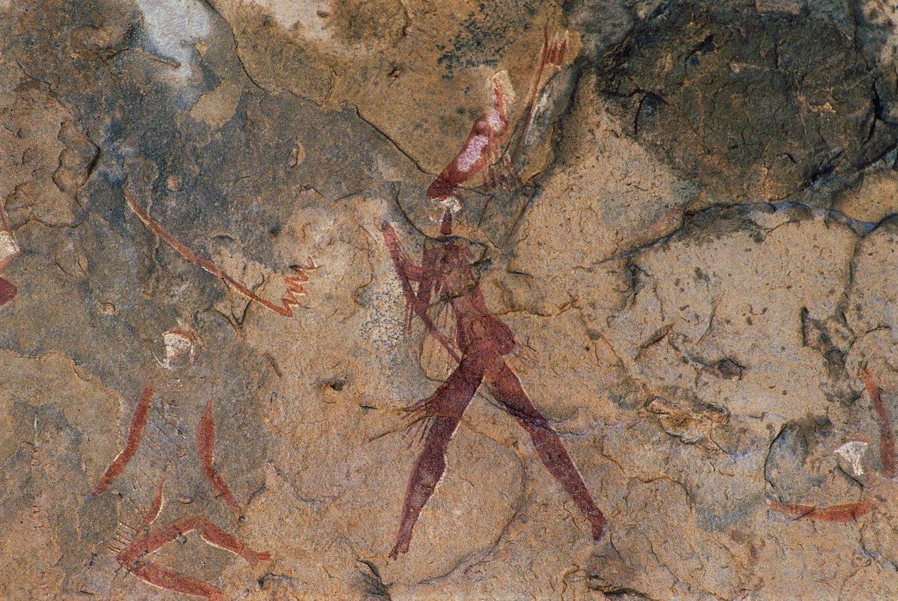 Lidská postava (jeskynní malba) od Prehistoric Prehistoric