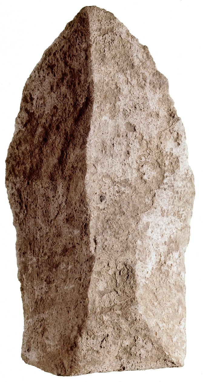 Kámen mezolitické epochy. Z Quintany. Posada, sklep La Riera (foto) od Prehistoric Prehistoric