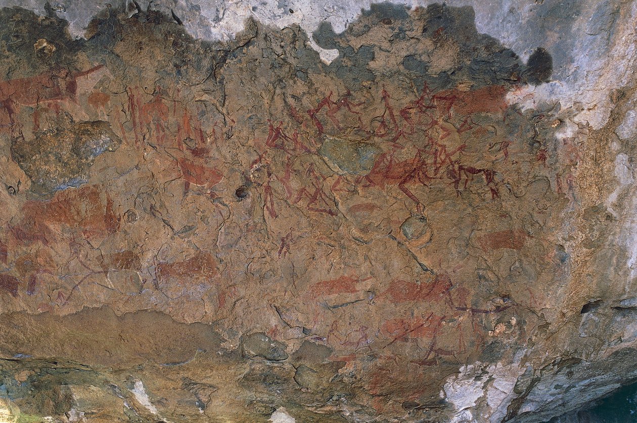 Divoká zvířata (jeskynní malba) od Prehistoric Prehistoric