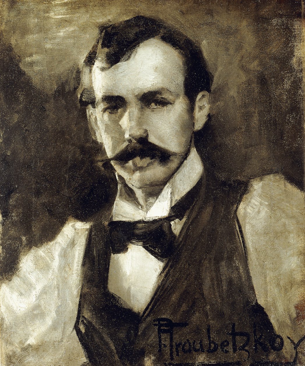 Portrét malíře, Sir Jebusa Shannon, R.A. od Prince Paul Petrovic Troubetzkoy