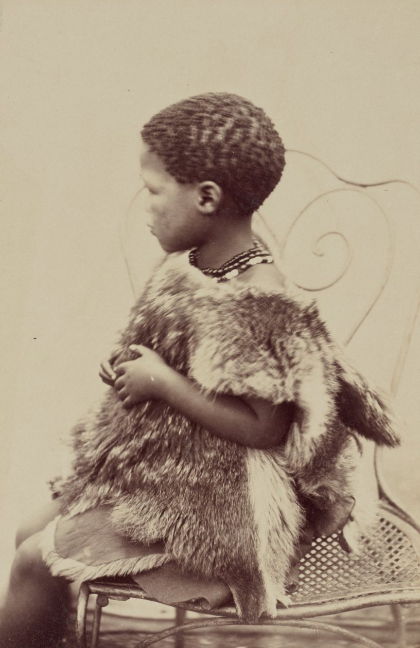 Betty, fillette hotentotte (hotentotská dívka), 9 let od Prince Roland Napoleon Bonaparte