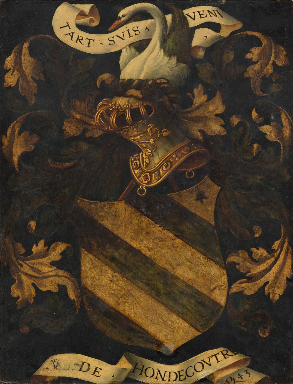 Erb chocholatý [reverzní] od Probably Antwerp 16th Century