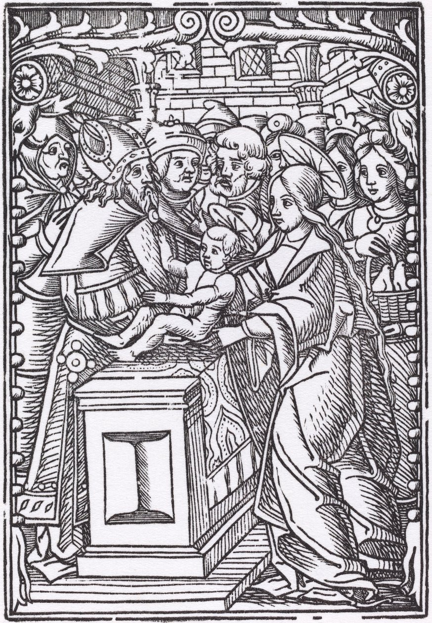 Prezentace v chrámu od Probably French 16th Century