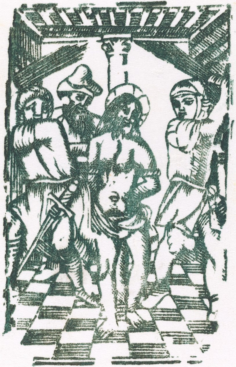 Bičování od Probably French 16th Century