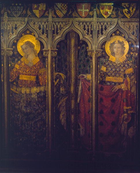 Angels, Reconstruction of the Wall a obraz původně v kapli St. Stephen