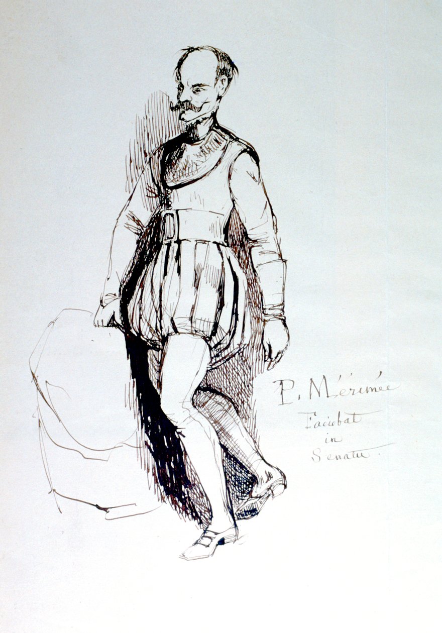 Postava v kostýmu 16. století, c1823-1870 od Prosper Merimee