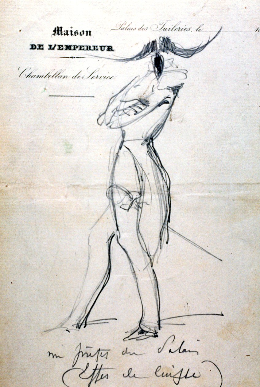 Studie, La maison de lempereur, c1823-1870 od Prosper Merimee
