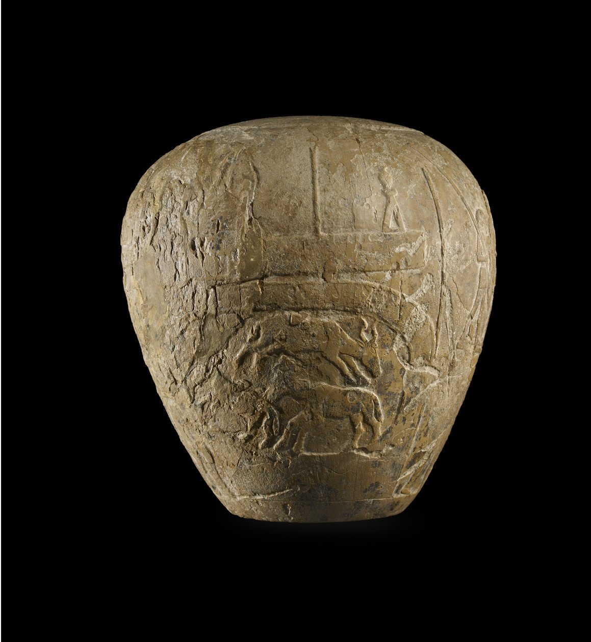 Narmerova hlava (vápenec) od Protodynastic Period Egyptian