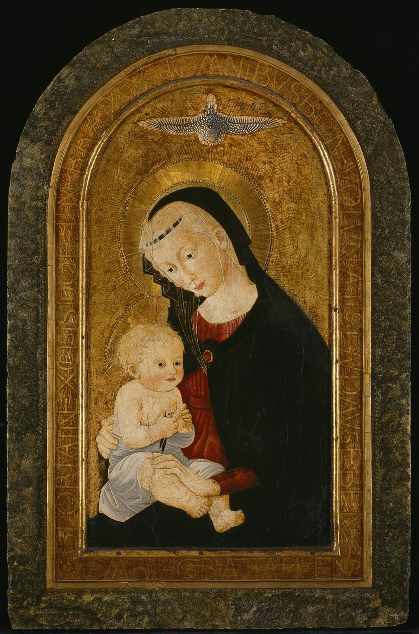 Panna s dítětem od Pseudo Pier Francesco Fiorentino