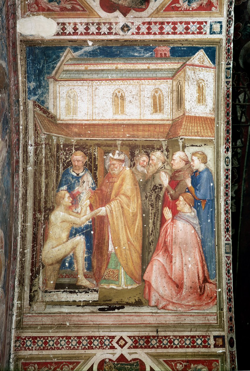 Zázrak sv. Stanislava (1030-79) z Dolního kostela, kolem 1340 od Puccio and Stefano Capanna