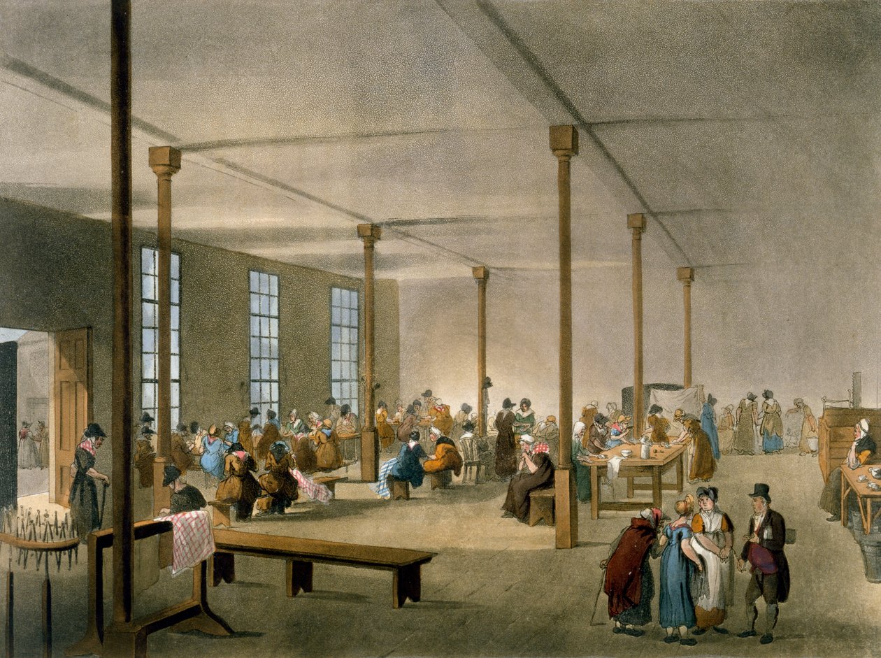 The Workhouse, St James, Parish, London z Ackermannova 