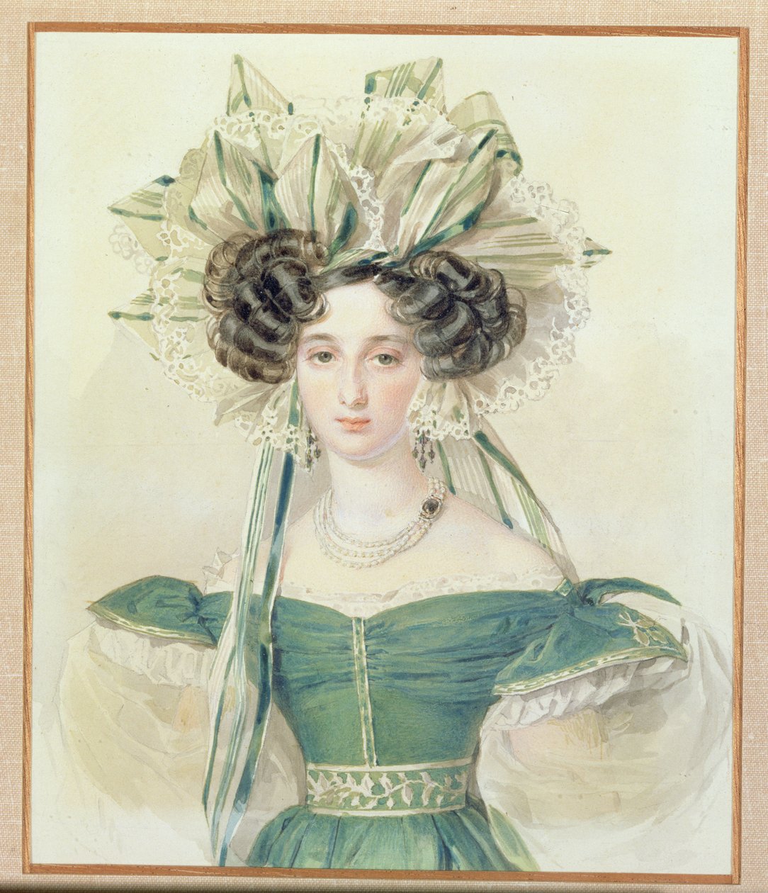 Portrét princezny Alžběty Voroncovové (1792-1856), kolem 1823 od Pyotr Fyodorovich Sokolov