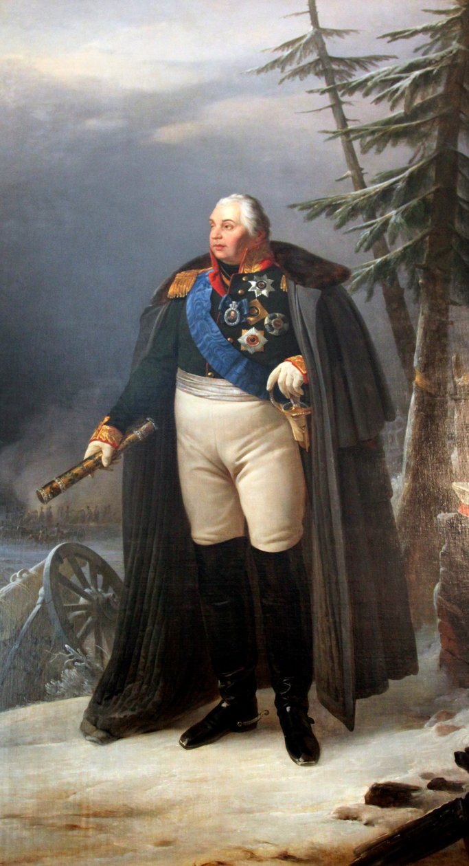 Michail Kutuzov , ruský voják, 1833-1834 od Pyotr Basin