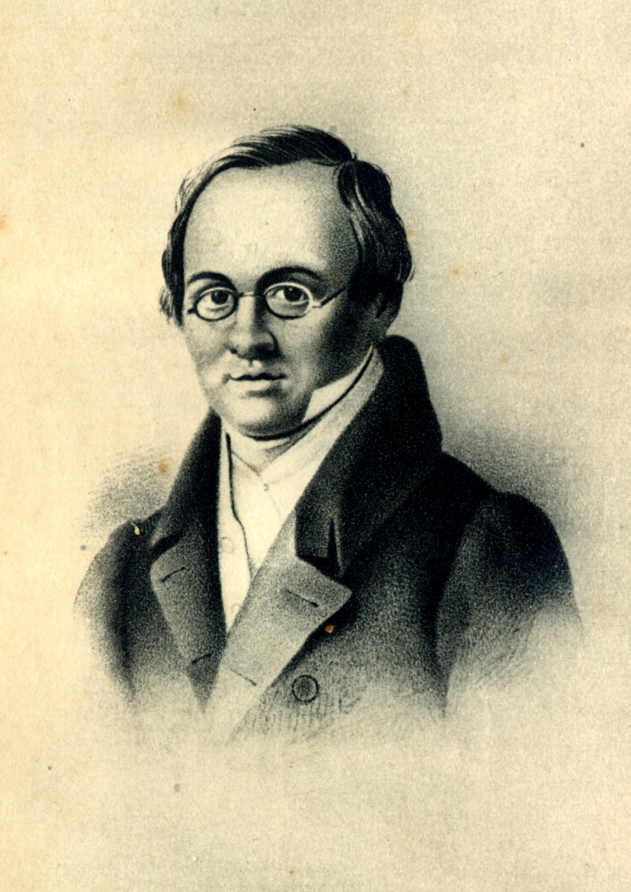 Portrét básníka Antona A. Delviga 1798-1831 od Pyotr Fyodorovich Borel