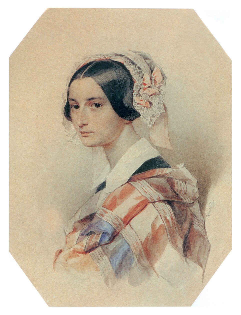 Alexandra Smirnoff rozená Rosset (Rossetti) od Pyotr Fyodorovich Sokolov