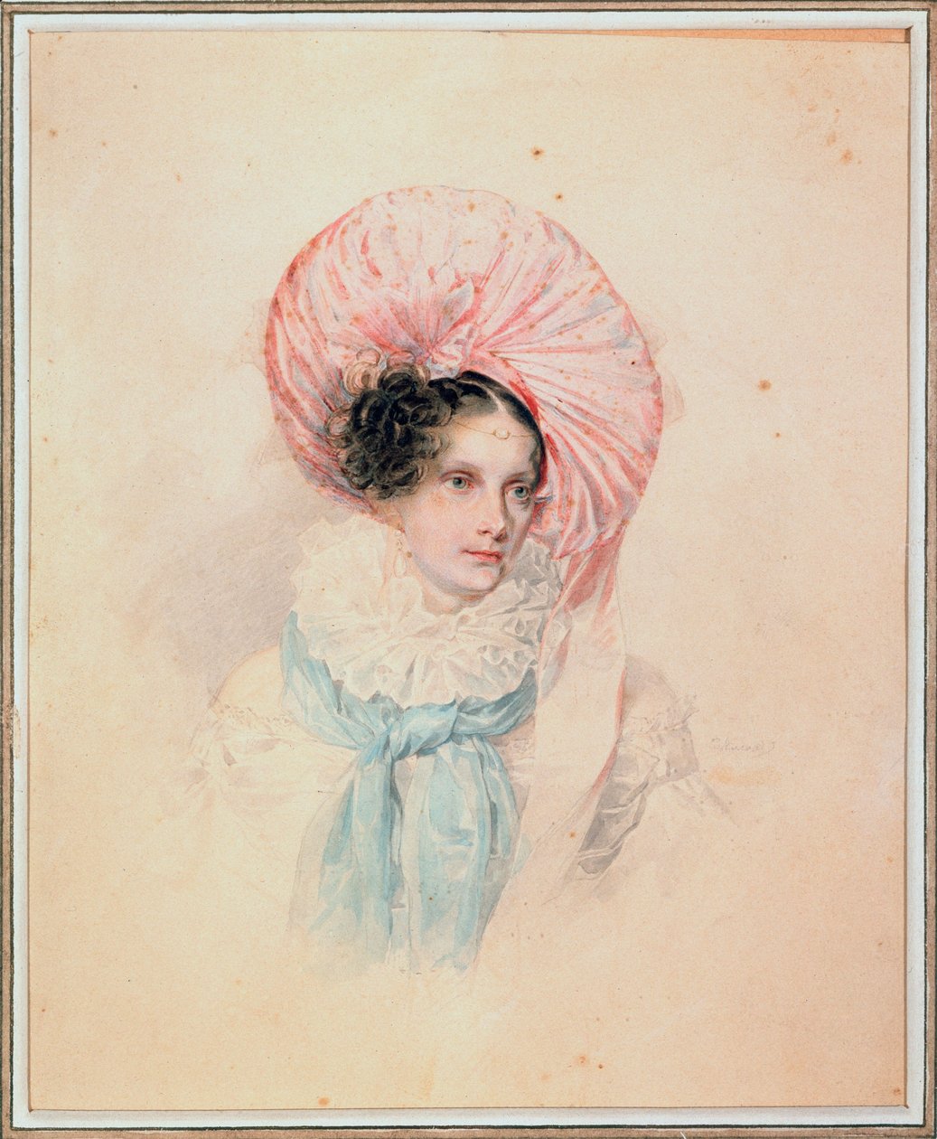 Portrét císařovny Alexandry Fjodorovny (Fiodorovny) (Charlotte Pruské od Pyotr Fyodorovich Sokolov