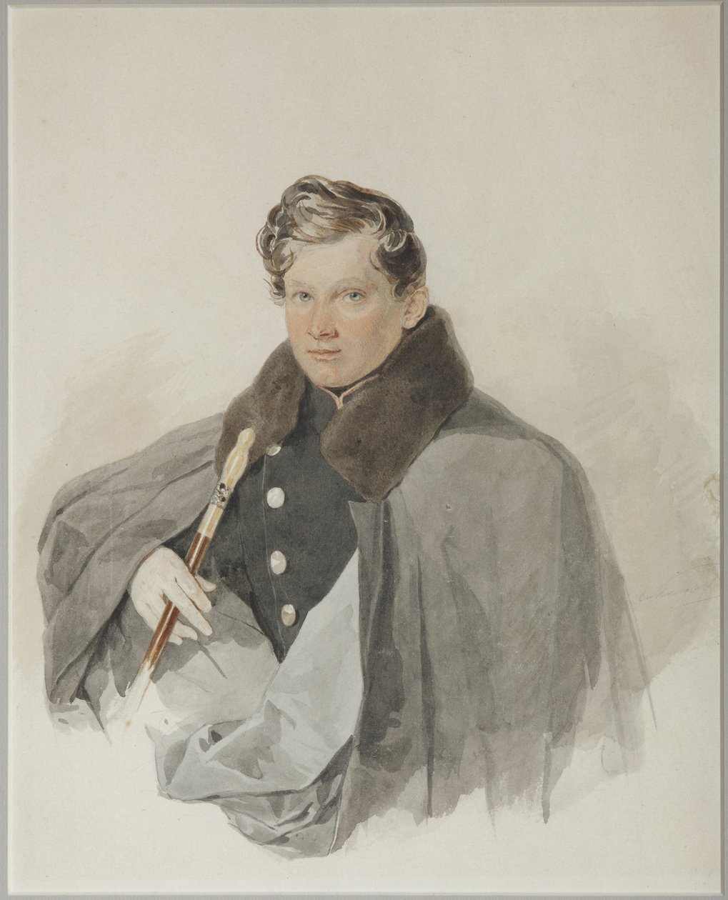 Portrét hraběte Sergeje Vasiljeviče Trubetskoye 1815-1859, 1835 od Pyotr Fyodorovich Sokolov