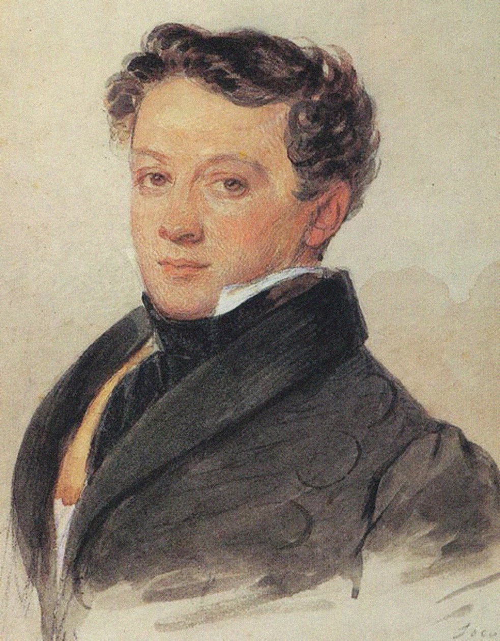 Portrét Sergeje Ivanoviče Turgeněva 1792-1827, 1810 od Pyotr Fyodorovich Sokolov