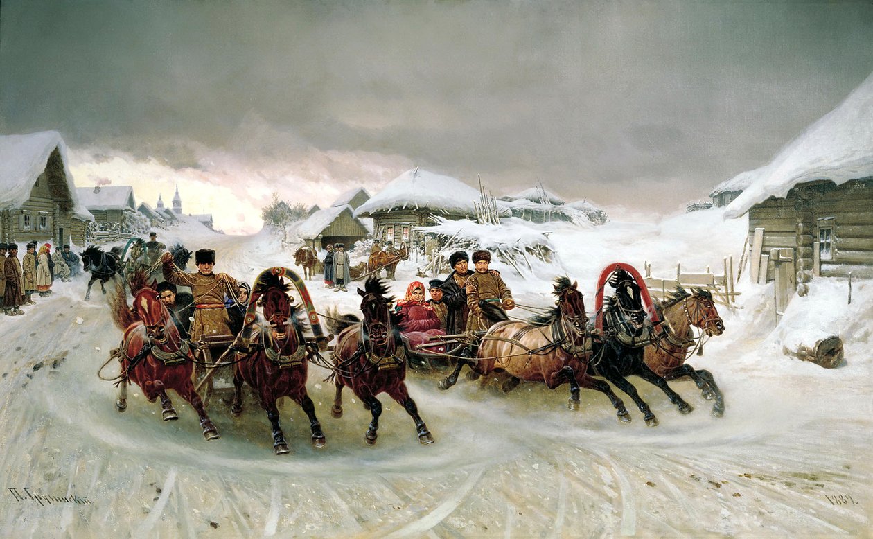 Masopust, 1889 od Pyotr Grusinsky