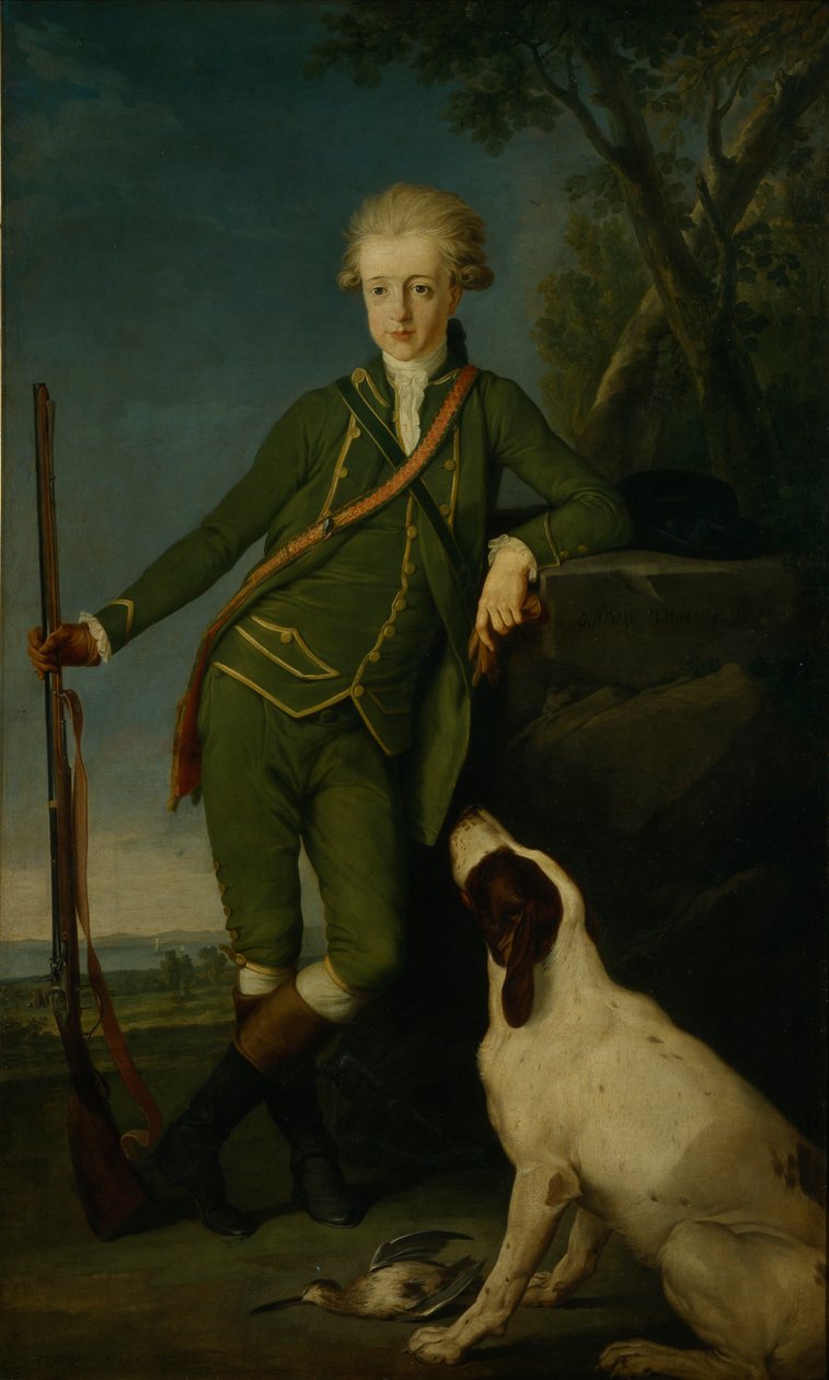 Portrét hraběte Nikity Petroviče Panina 1770-1837 jako dítě, od Pyotr Ivanovich Sokolov