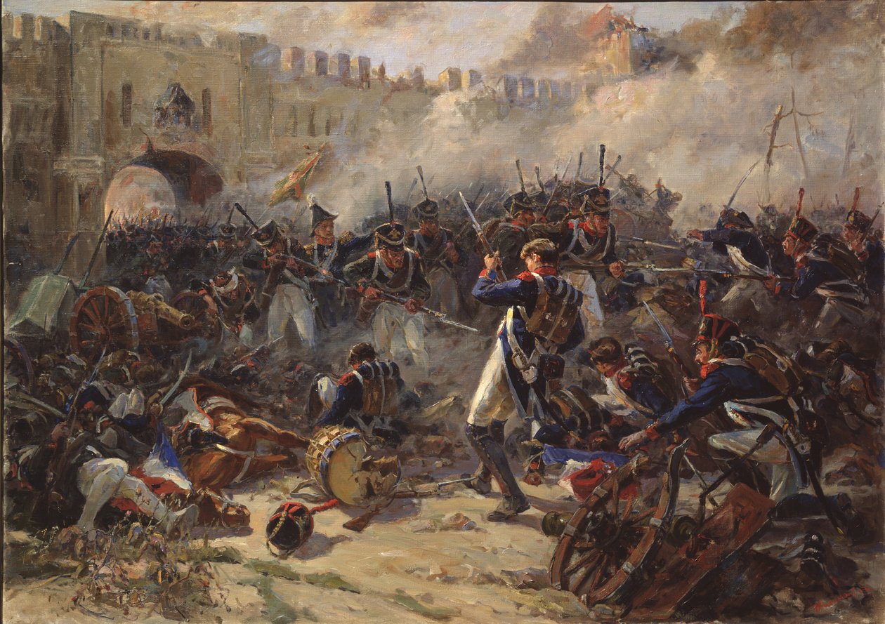 Bitva u Smolenska v srpnu 1812, 1956 od Pyotr Ivanovich Zhigimont