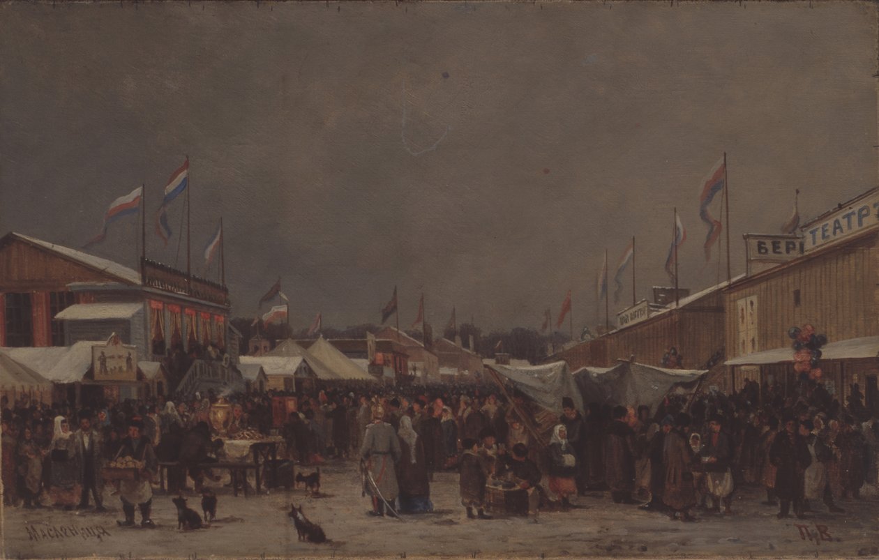Masopust od Pjotr ​​​​Petrowitsch Wereschtschagin