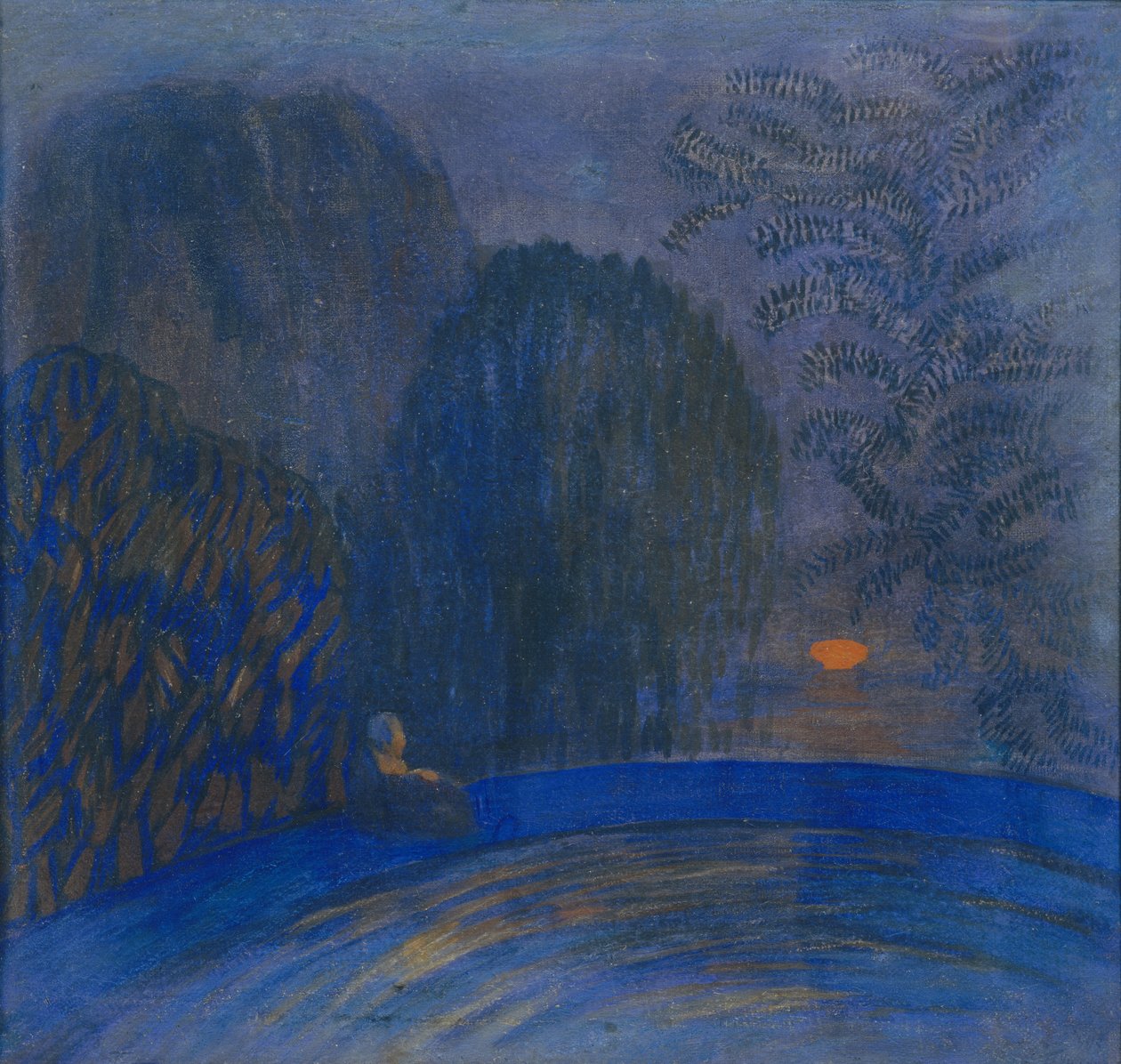 Motiv Měsíce, 1906 od Pyotr Savvich Utkin