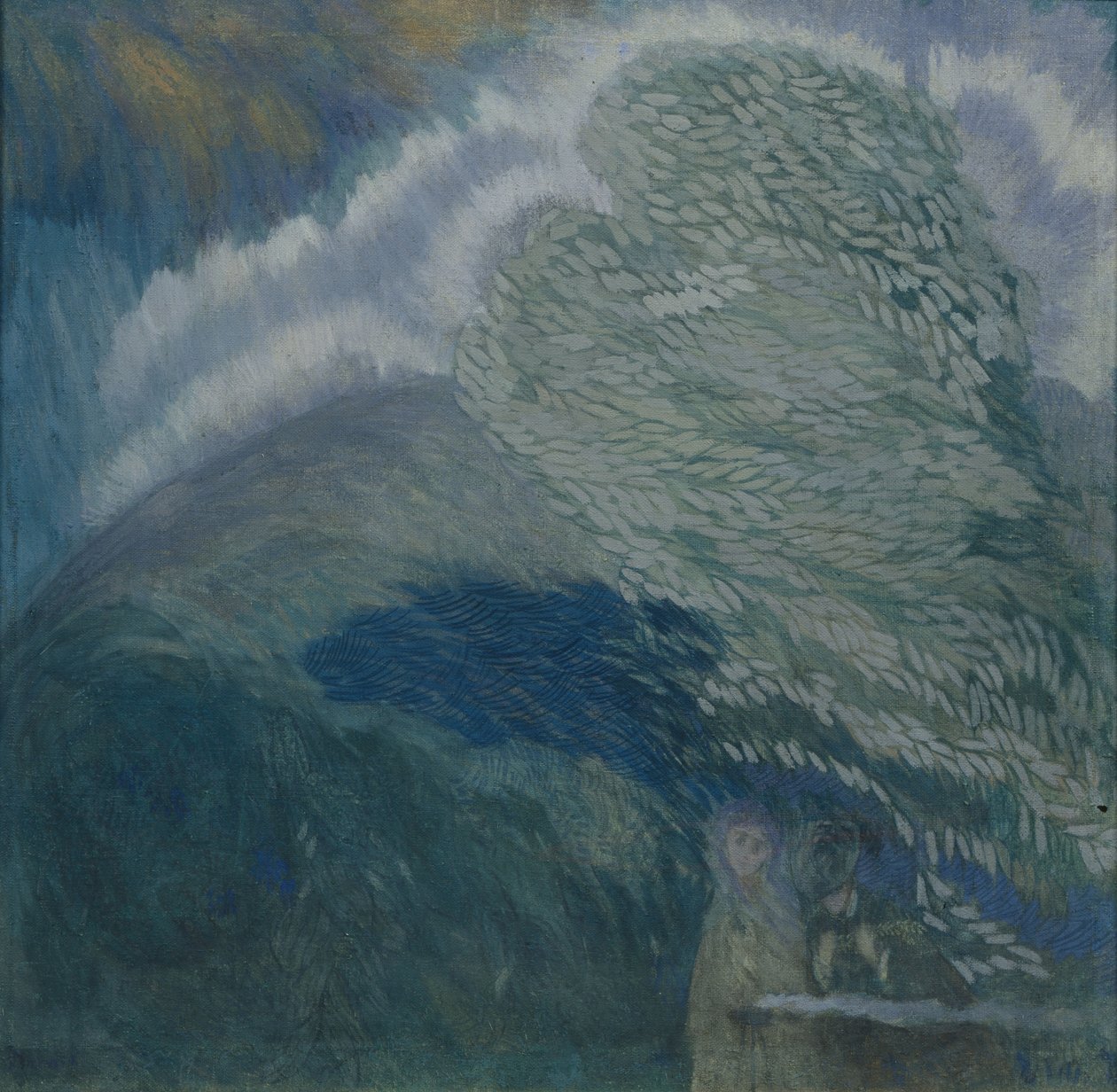 Milovníci bouří, 1908 od Pyotr Savvich Utkin