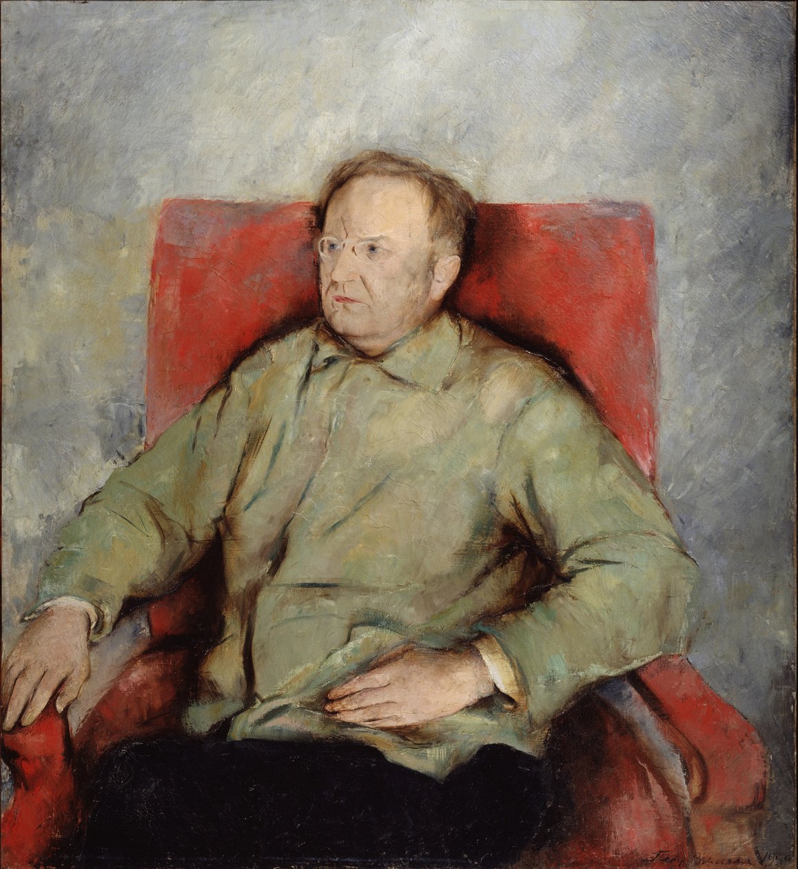 Portrét herce Vasilije Kachalova 1875-1948, 1929 od Pyotr Vladimirovich Williams