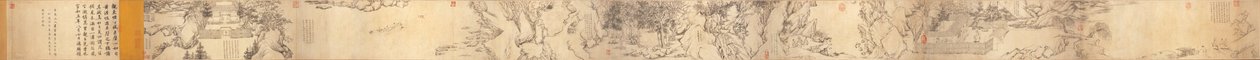 Ilustrace k básni druhé prózy na červeném útesu od Qiao Zhongchang