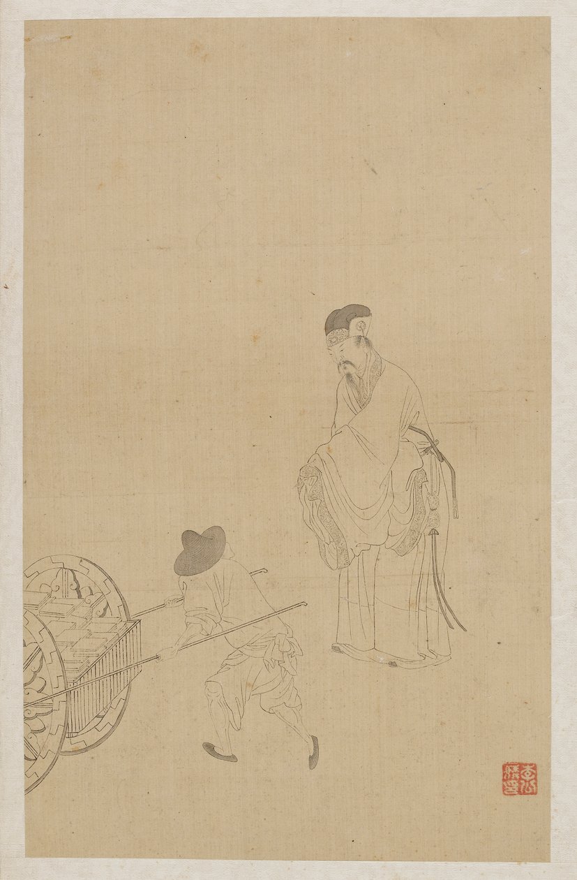 Postavy od Qing Dynasty Chinese School